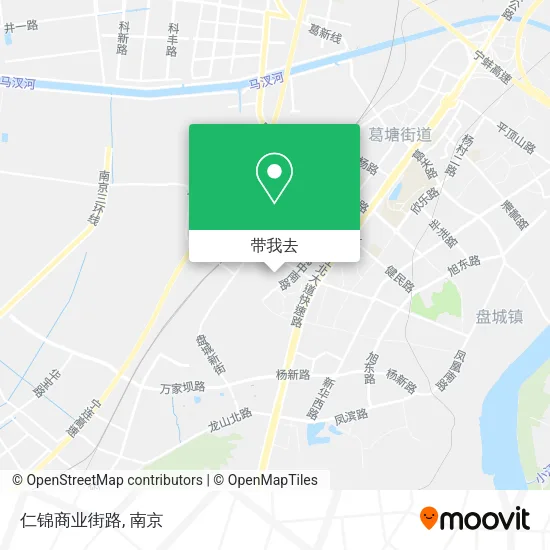 仁锦商业街路地图