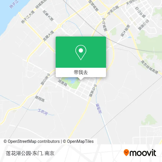 莲花湖公园-东门地图