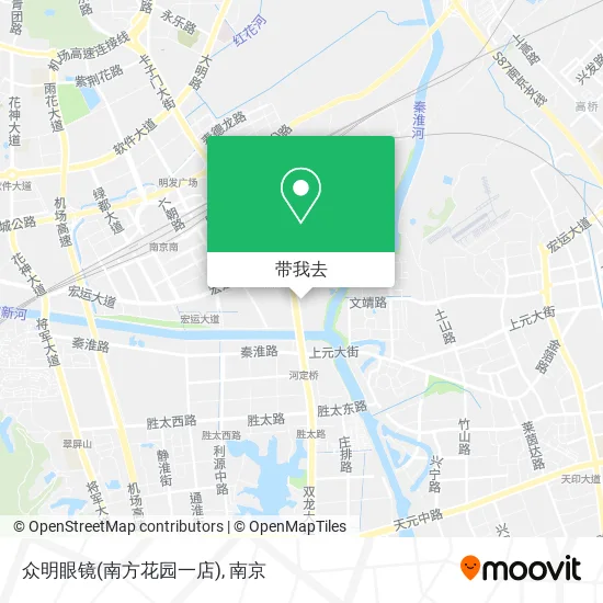 众明眼镜(南方花园一店)地图