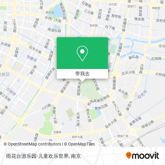 雨花台游乐园-儿童欢乐世界地图