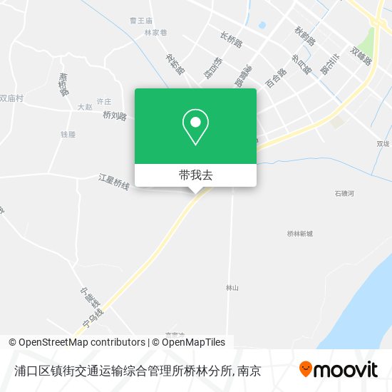 浦口区镇街交通运输综合管理所桥林分所地图