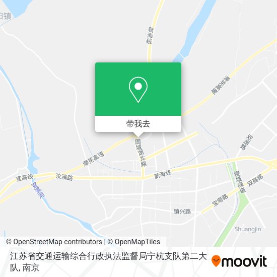 江苏省交通运输综合行政执法监督局宁杭支队第二大队地图