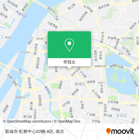 新城市·虹桥中心02幢-A区地图