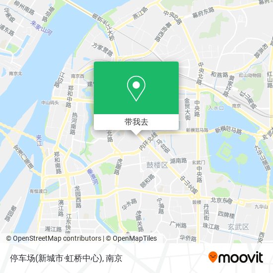 停车场(新城市·虹桥中心)地图
