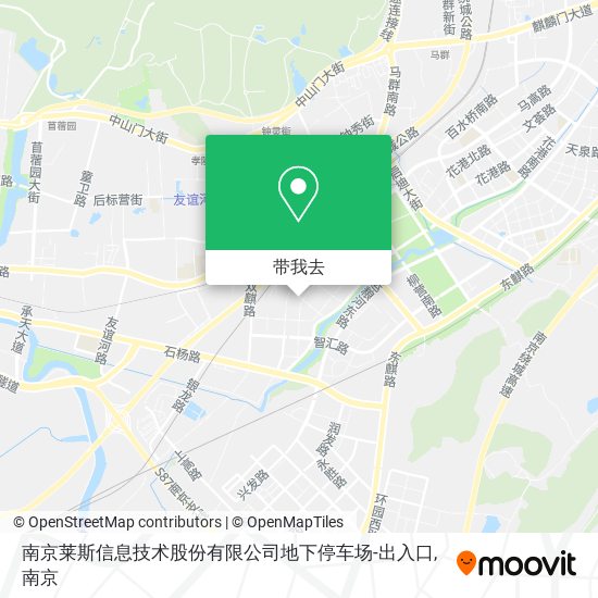 南京莱斯信息技术股份有限公司地下停车场-出入口地图