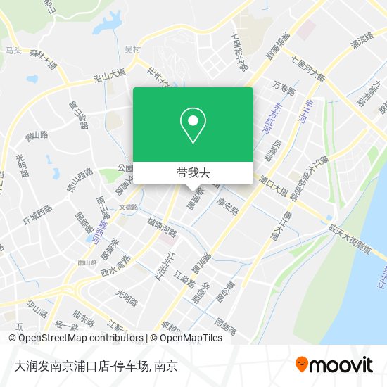 大润发南京浦口店-停车场地图