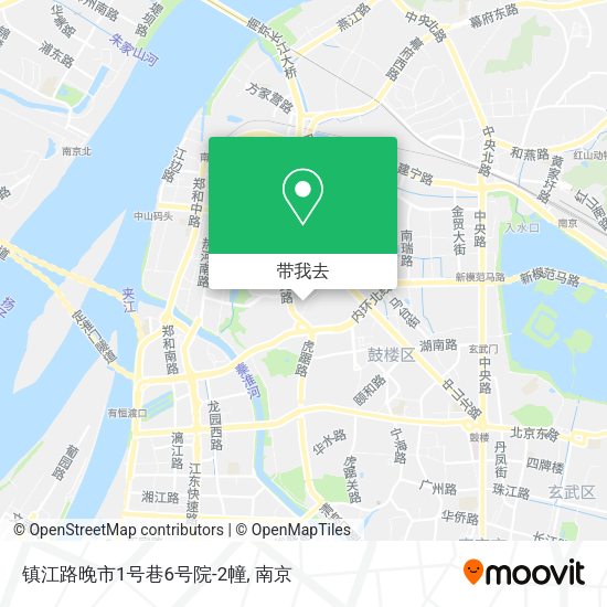 镇江路晚市1号巷6号院-2幢地图
