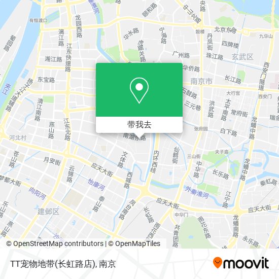 TT宠物地带(长虹路店)地图