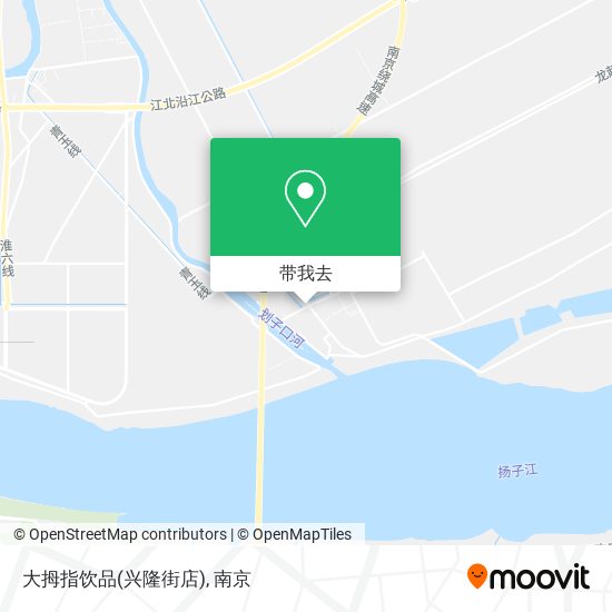 大拇指饮品(兴隆街店)地图