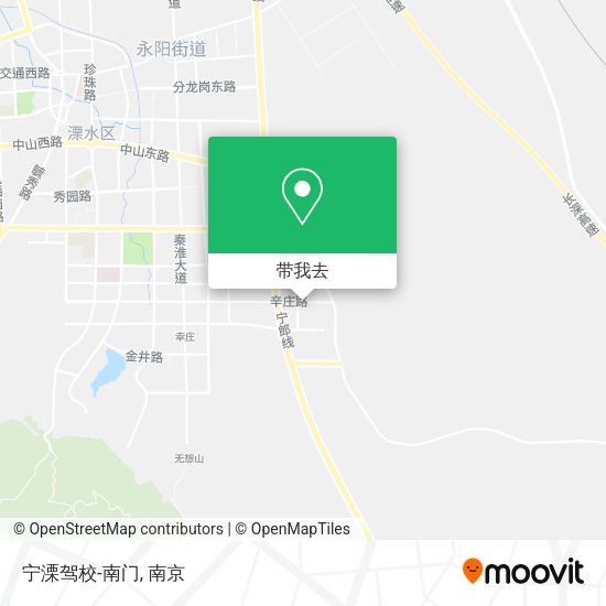 宁溧驾校-南门地图