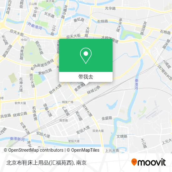 北京布鞋床上用品(汇福苑西)地图