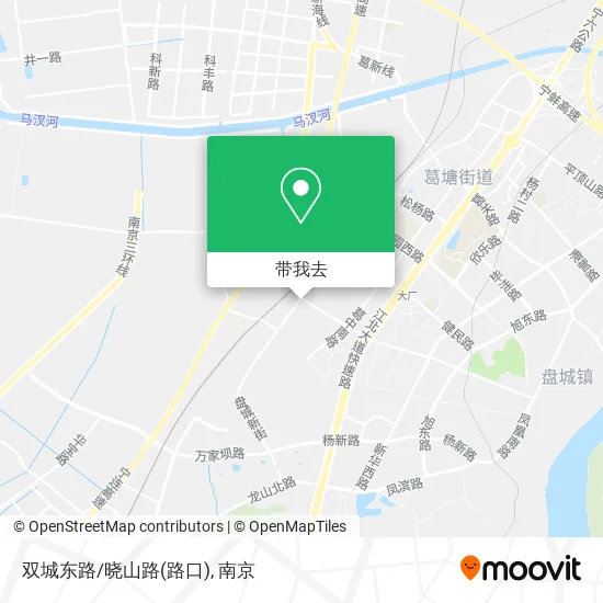 双城东路/晓山路(路口)地图