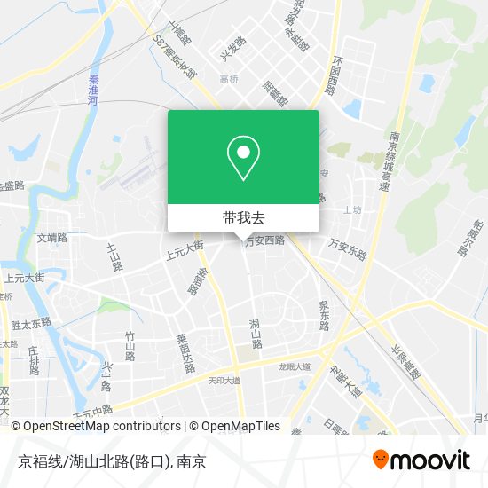 京福线/湖山北路(路口)地图