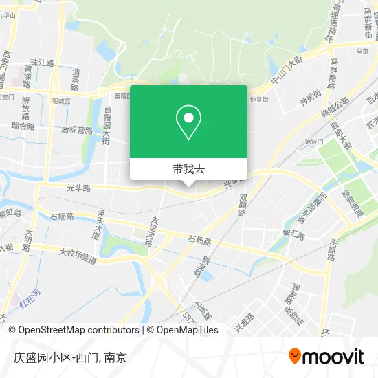 庆盛园小区-西门地图