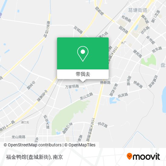 福金鸭馆(盘城新街)地图