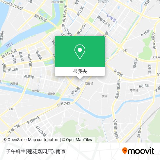 子午鲜生(莲花嘉园店)地图