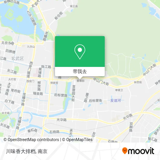 川味香大排档地图