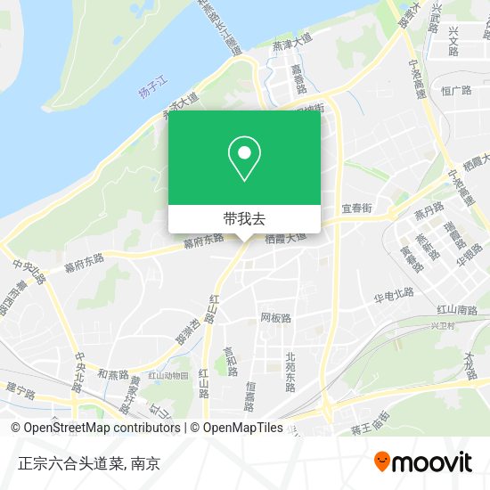 正宗六合头道菜地图