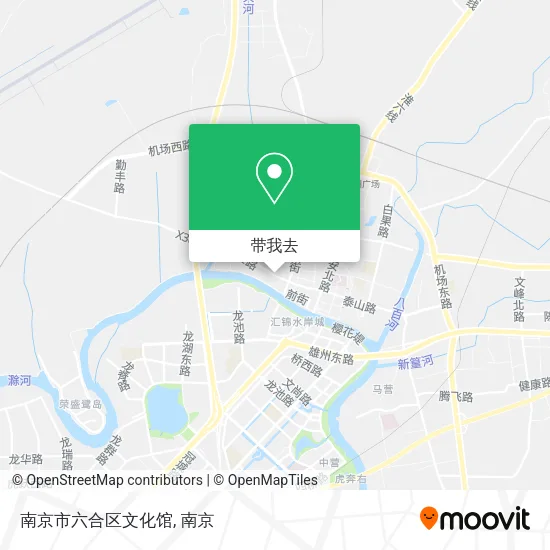 南京市六合区文化馆地图