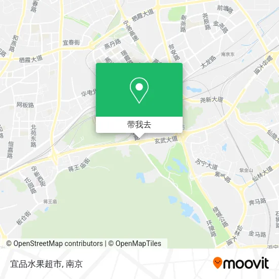 宜品水果超市地图