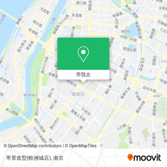 帝景造型(欧洲城店)地图
