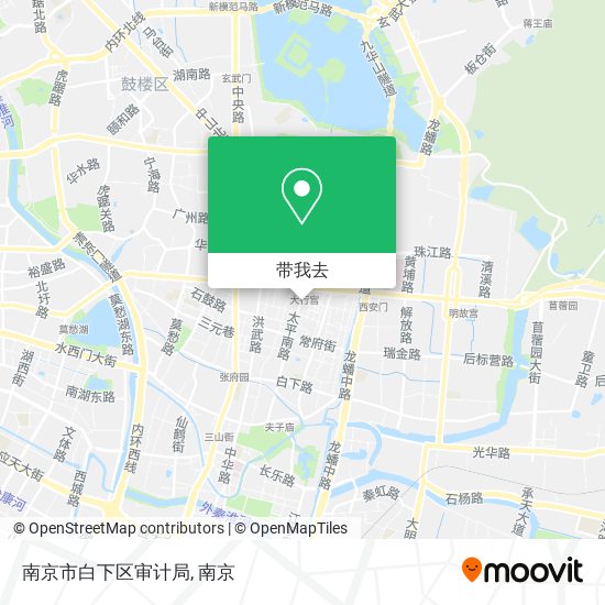 南京市白下区审计局地图