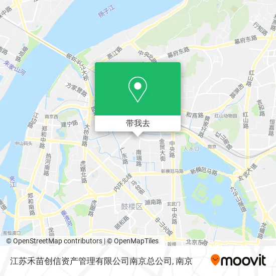 江苏禾苗创信资产管理有限公司南京总公司地图
