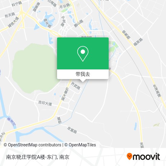 南京晓庄学院A楼-东门地图