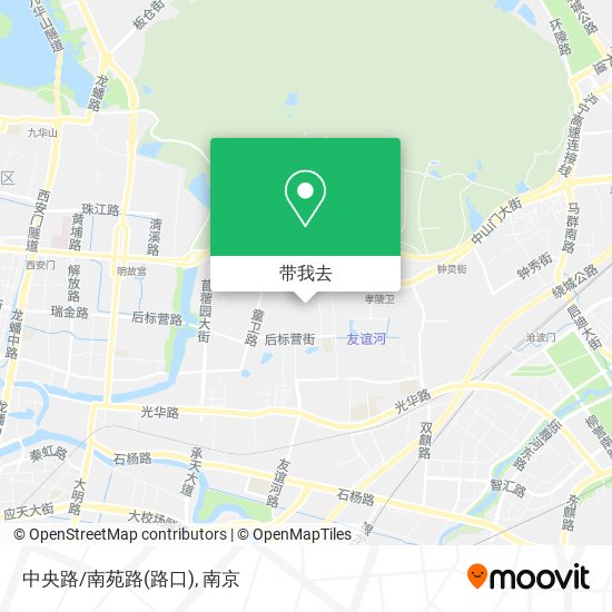 中央路/南苑路(路口)地图