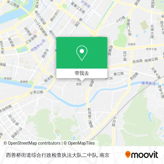 西善桥街道综合行政检查执法大队二中队地图