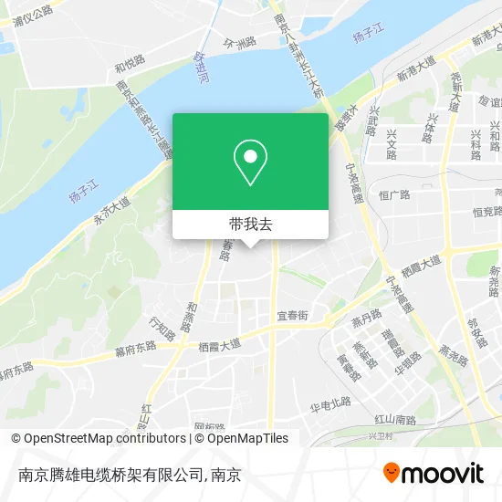 南京腾雄电缆桥架有限公司地图