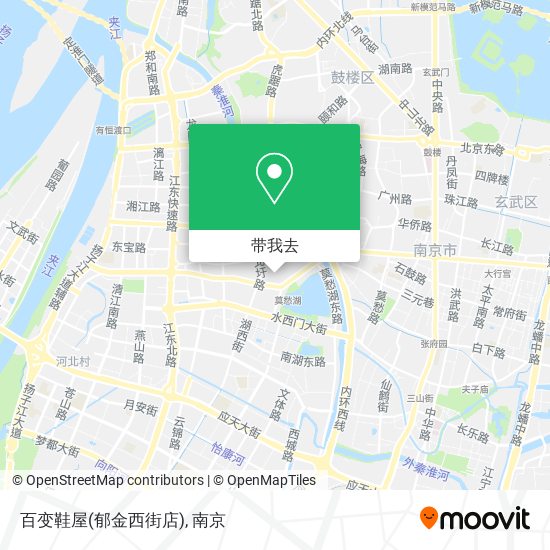 百变鞋屋(郁金西街店)地图