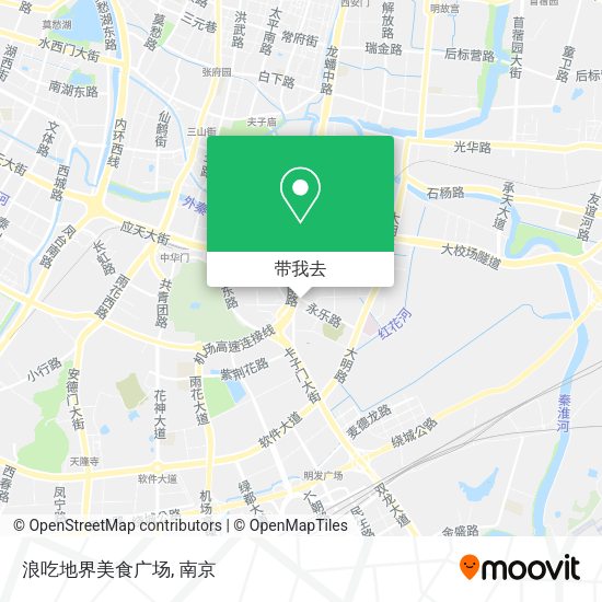 浪吃地界美食广场地图