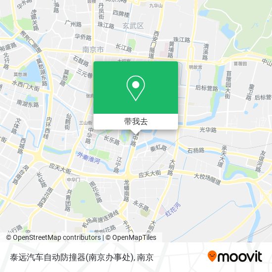 泰远汽车自动防撞器(南京办事处)地图