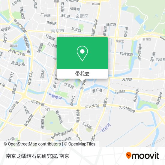 南京龙蟠结石病研究院地图