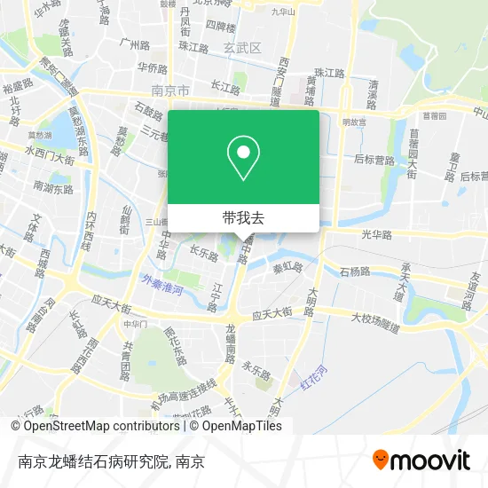 南京龙蟠结石病研究院地图