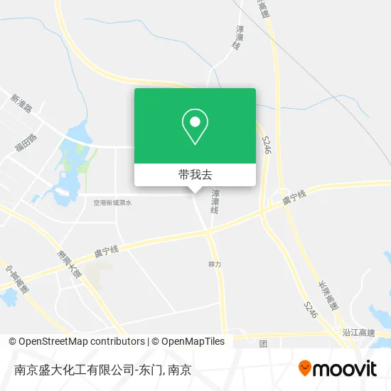 南京盛大化工有限公司-东门地图