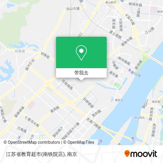 江苏省教育超市(南铁院店)地图