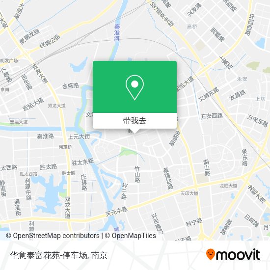 华意泰富花苑-停车场地图