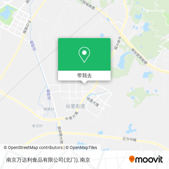 南京万达利食品有限公司(北门)地图