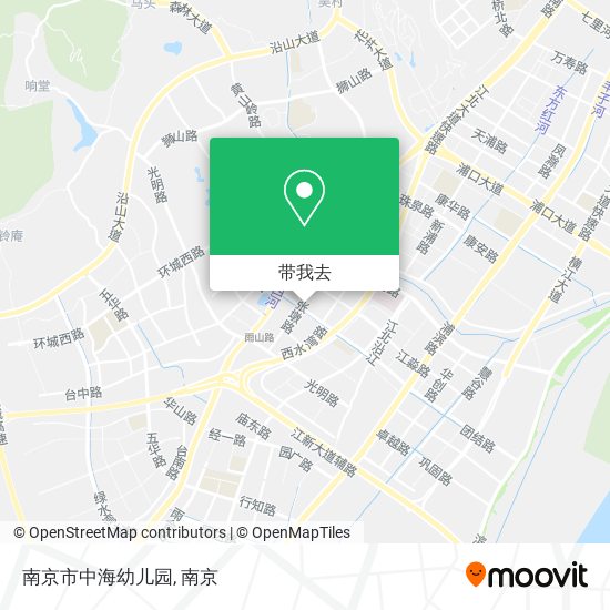 南京市中海幼儿园地图