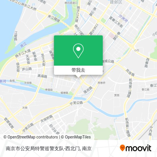 南京市公安局特警巡警支队-西北门地图