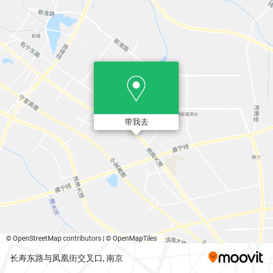 长寿东路与凤凰街交叉口地图
