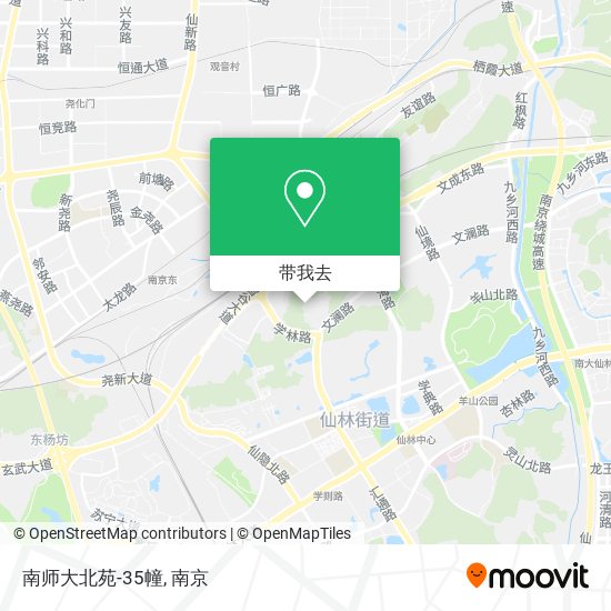 南师大北苑-35幢地图