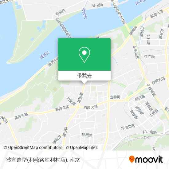 沙宣造型(和燕路胜利村店)地图