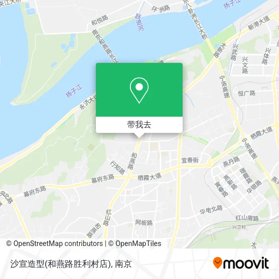 沙宣造型(和燕路胜利村店)地图