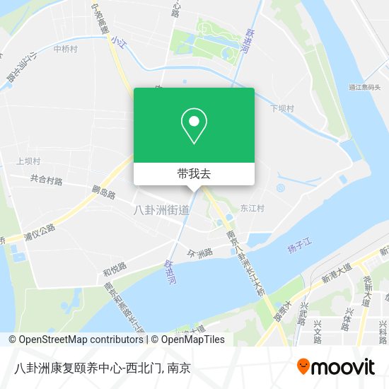 八卦洲康复颐养中心-西北门地图