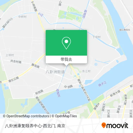 八卦洲康复颐养中心-西北门地图
