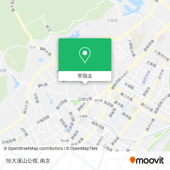 恒大溪山公馆地图