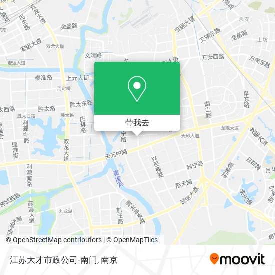 江苏大才市政公司-南门地图